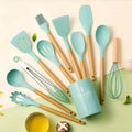 premium 12-piece silicone kitchen utensil set